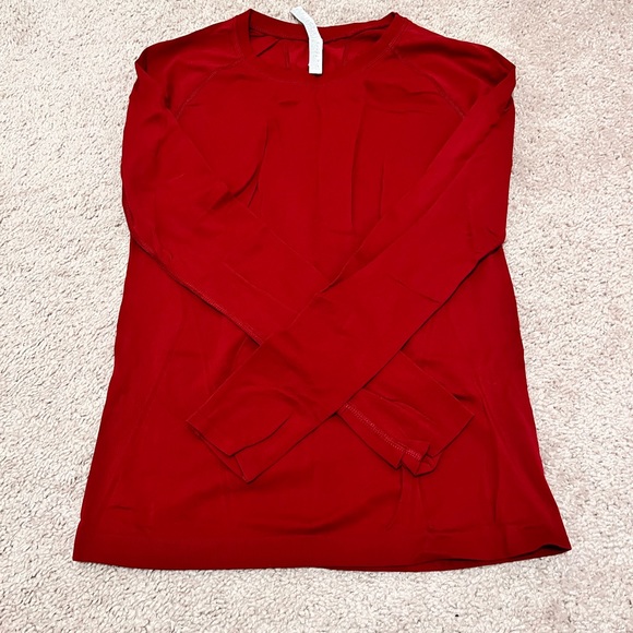NWOT Athleta Momentum long sleeve seamless top - Picture 3 of 6